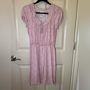 Casual Pink Printed Women’s Dress